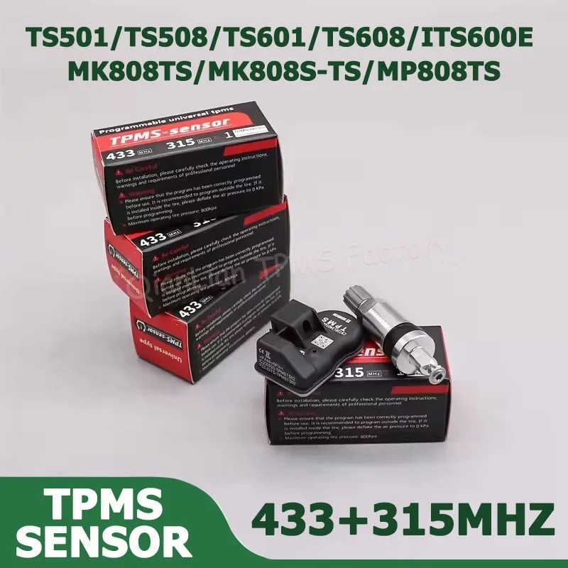 HZY Universal โปรแกรมเซ็นเซอร์ TPMS โปรแกรมรองรับ 2 ใน 1 พร้อม TS501 TS508 TS601 TS608 ITS600E MK808