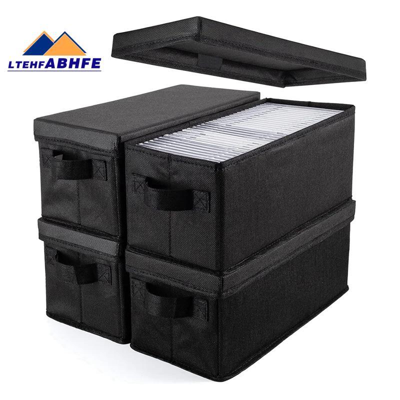 [ขายร้อน L]กล่องเก็บเคสซีดี-แพ็ค 4-14.1" X 6.2" X 5.5" CD Sleeve Container ถือแผ่น 30 ถึง 165
