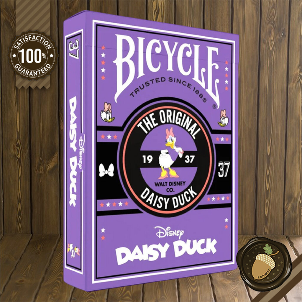 Playing Cards: Bicycle - Disney Daisy Duck การ์ดสะสม อุปกรณ์มายากล
