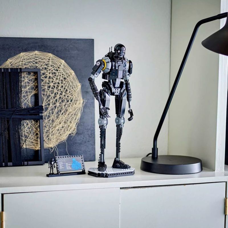 เข้ากันได้กับ Star Wars K-2S0 หุ่นยนต์รักษาความปลอดภัย 75434 Boy ประกอบบล็อกตัวต่อของเล่นของขวัญรุ่น