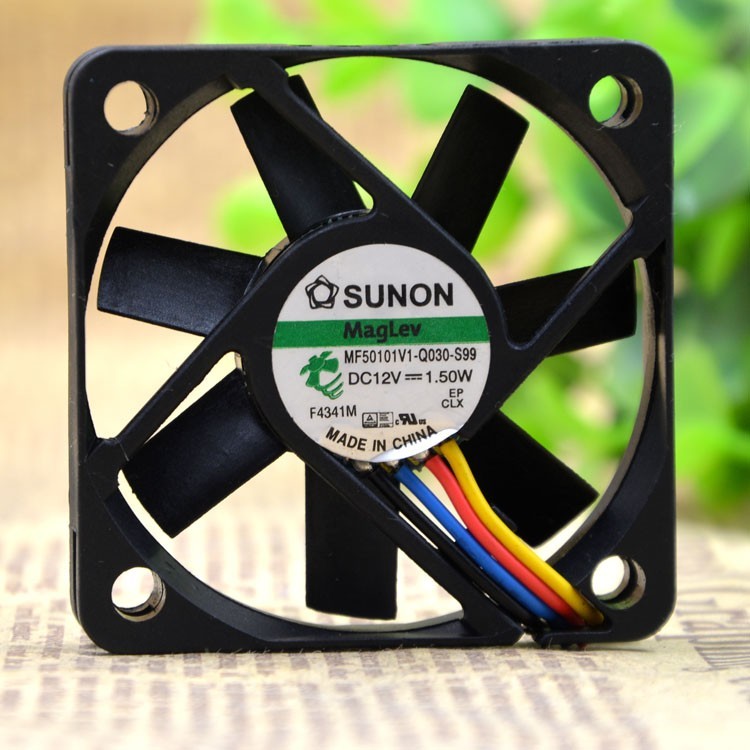 TAIJUN MF50101V1-Q030-S99 5010 12V 1.50 W 5 ซม. พัดลม PWM สี่สาย