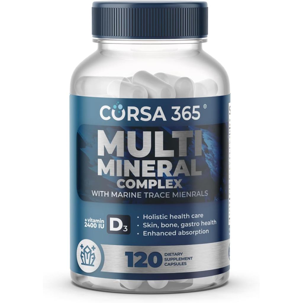 CORSA365 Multimineral อาหารเสริม Magnesium Complex with Trace Minerals for Immune Support - Potassiu