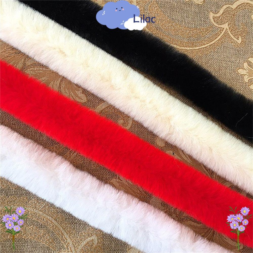 LILAC Furry Ribbon DIY Craft Trimming Ribbon เย็บ 100 ซม.