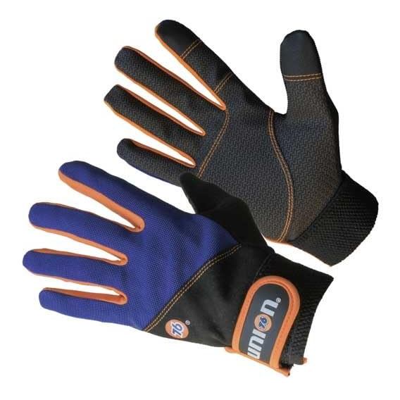76 Lubricants UNION PU Radial Gloves 5-Pair Set, Red, Touchscreen Compatible