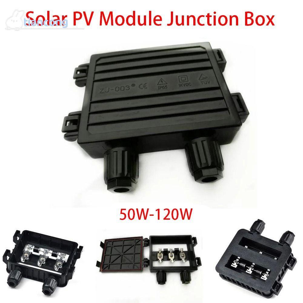 TIANCONG 1 ชิ้นกล่อง, IP65 กันน้ําเครื่องมือทดสอบไฟฟ้า PV โมดูลกล่อง,ทนทานสําหรับ 6.5A แผง 50W-120W 