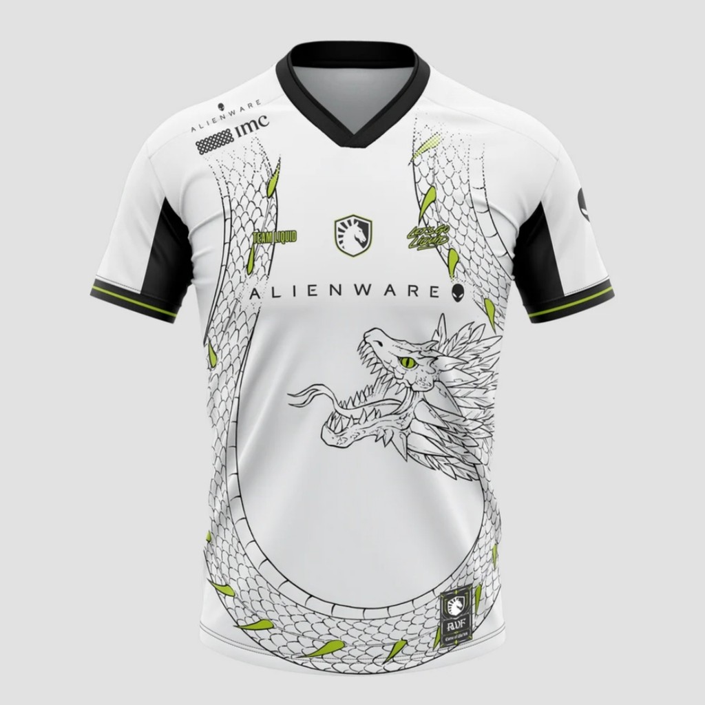 2026 ใหม่ E กีฬา EWC ทีม Liquid Gaming ชุดแฟน Breathable V คอกีฬาผู้ชายผู้หญิงสบายๆแขนสั้น Man Jeser