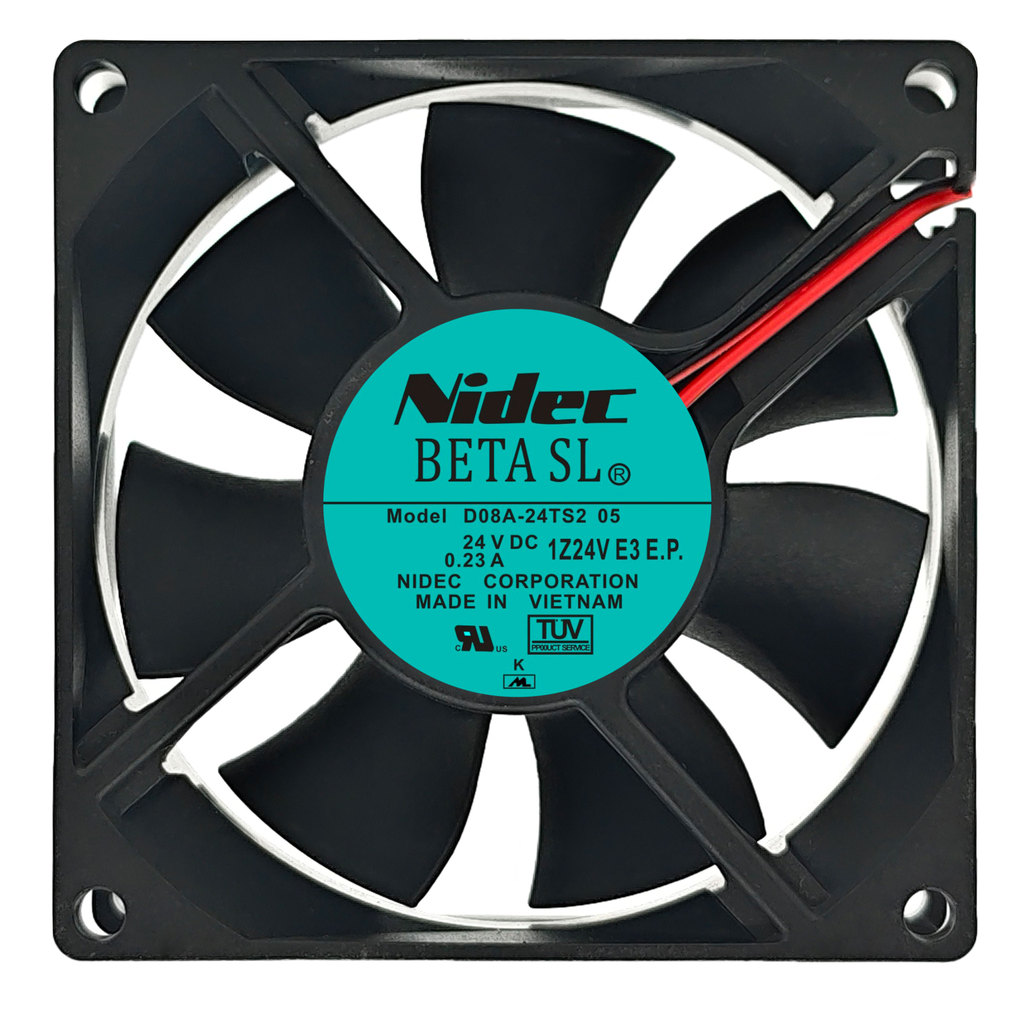 เหมาะสําหรับ NIDEC D08A-24TS2 01 D08A-24TU 06 24V พัดลมระบายความร้อนอินเวอร์เตอร์