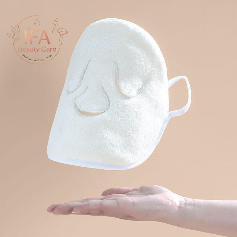 IFA Hotpress Towel Long Staple Cotton Wetpress Face Towel เปิดผิว Pore Hotpress Face Towel บํารุงผิว