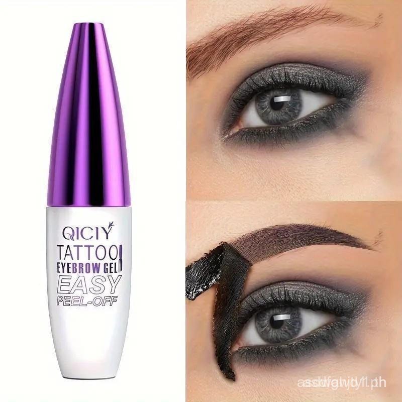 EasyPeel-Off EyebrowGel-กันน้ําและป้องกันเหงื่อ,ยาวนานkorBrownTint,FilmForming,MediumCoverageforAllT