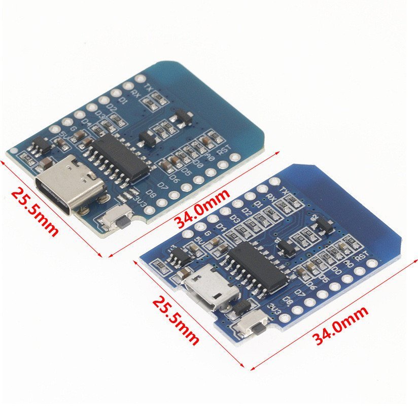 D1 mini mini NodeMcu Lua WIFI ตาม ESP-12F ESP8266 บอร์ดพัฒนา