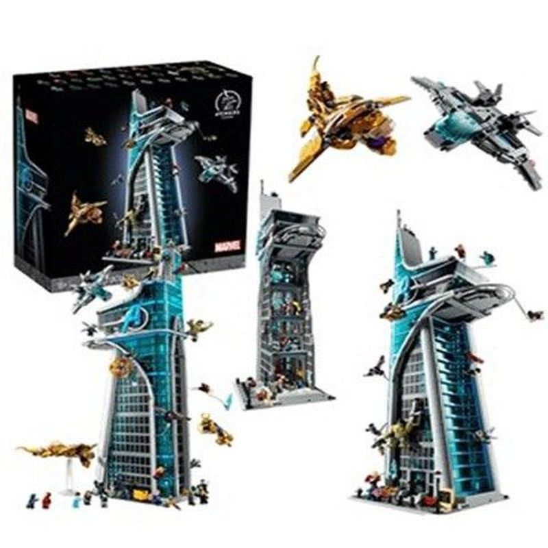 เข้ากันได้กับ Marvel Superheroes Avengers Building Headquarters 76269 Big Boy ประกอบของเล่น