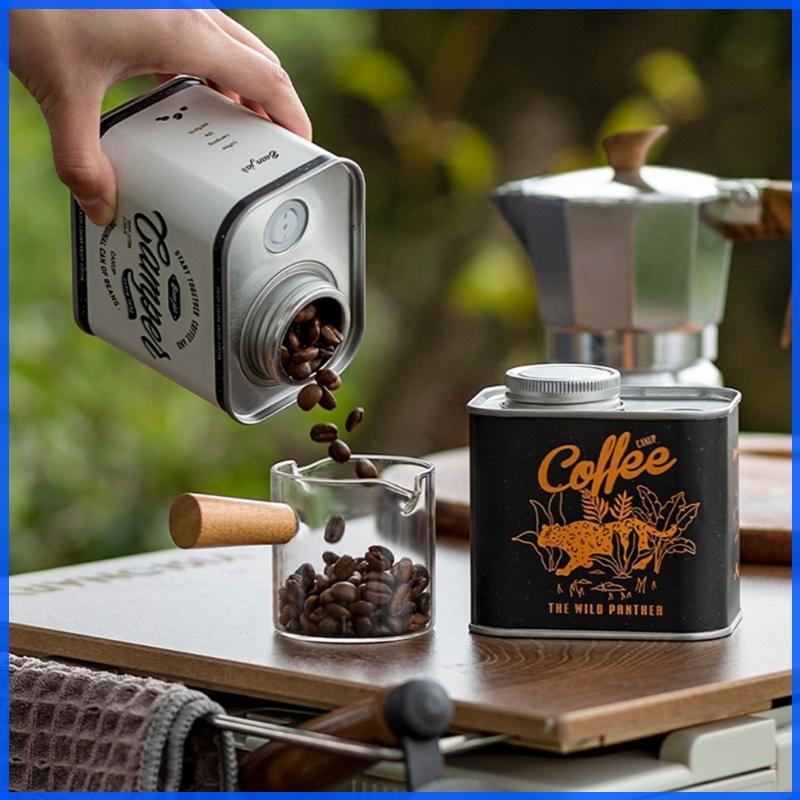 Con Airtight Coffee Containers Kitchen Storage Canister สําหรับการเก็บรักษากาแฟ