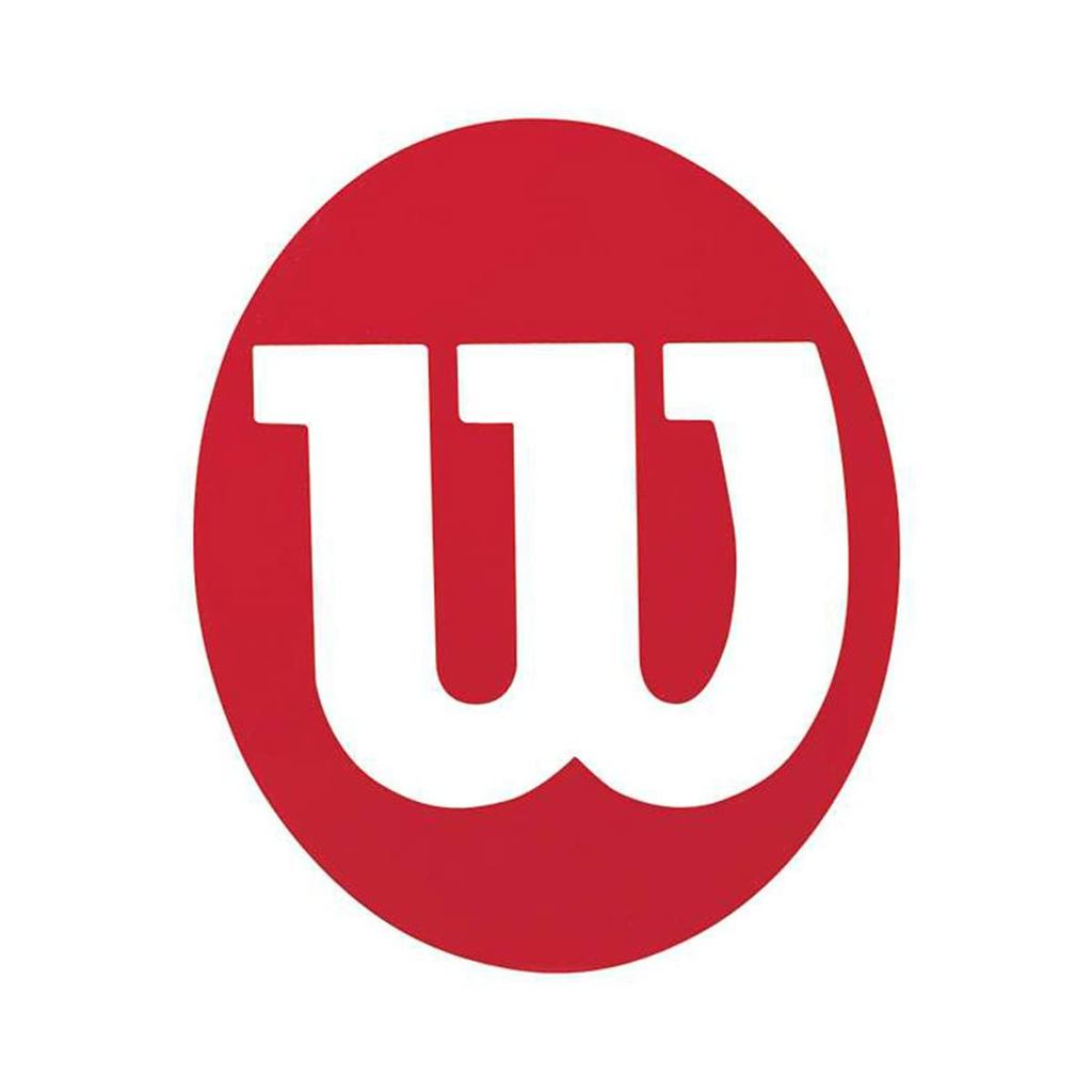 Wilson Tennis Stencil Mark, Wilson “W” Stencil (Large), Red, WRZ7415, Wilson