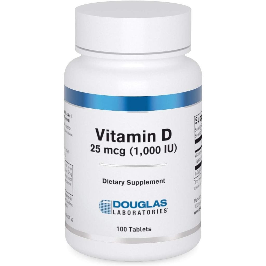 Douglas Laboratories D 25 mcg (1000 IU) D3 สําหรับ Immune port B Health & Tooth Health* D เป็น Chole