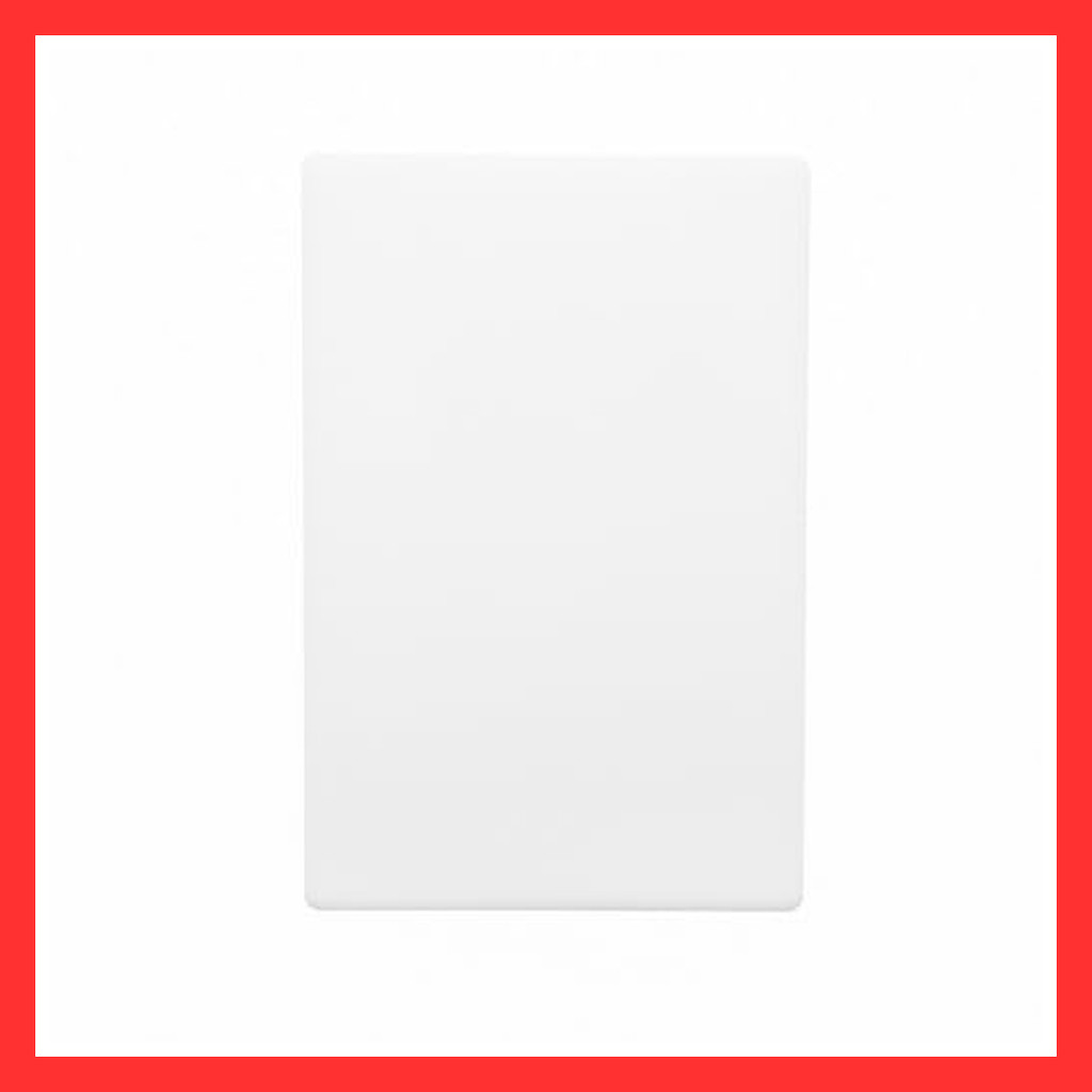 Thunder Group Cutting Board 45 x 30 x 1.8cm Large Cutting Board Dishwasher Safe Commercial Use White