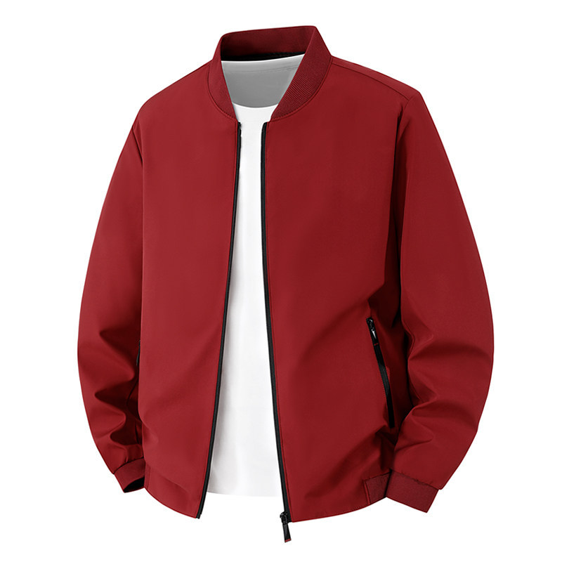 Bomber Jacket ที่กําหนดเองพิมพ์โลโก้เบสบอล Plus ขนาด Overalls ที่กําหนดเององค์กร Group 4s Store Over