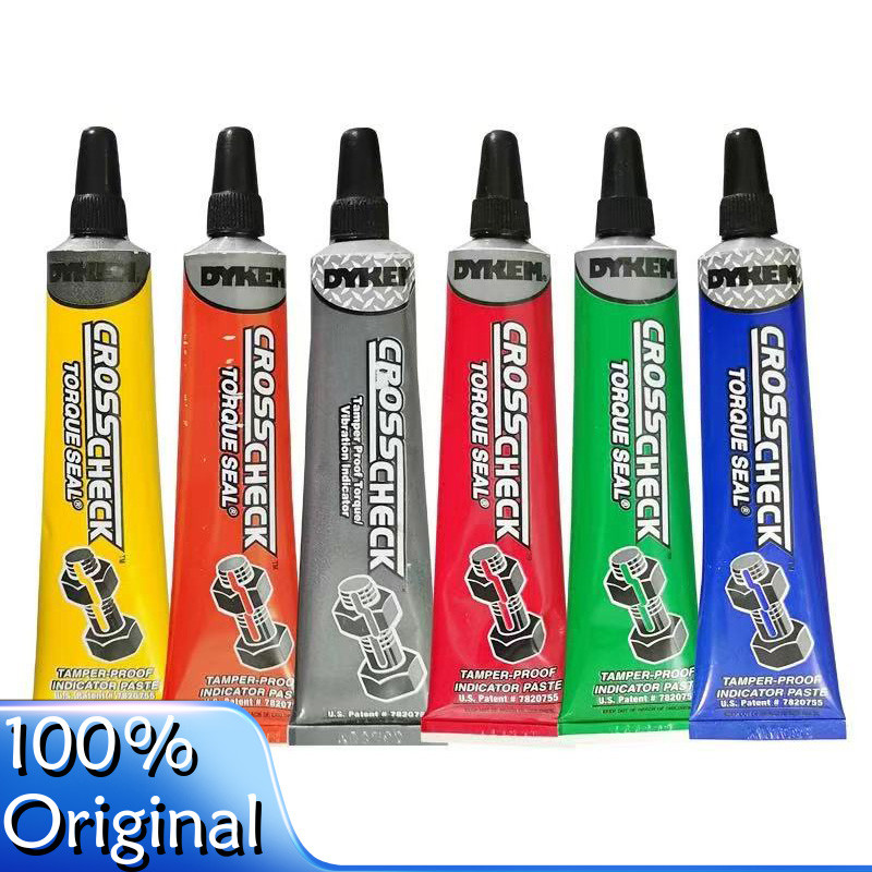 DYKEM CROSS CHECK 83314 15 16 17 18 สีส้มสีเขียวสีแดงสีเหลืองสีฟ้าสีขาว Bolt Anti-คลายเครื่องหมายปาก