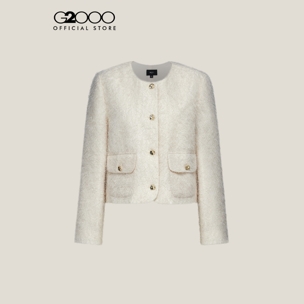 G2000 เสื้อแจ็คเก็ตสำหรับผู้หญิง No fit รุ่น 5928104002 สีขาว
