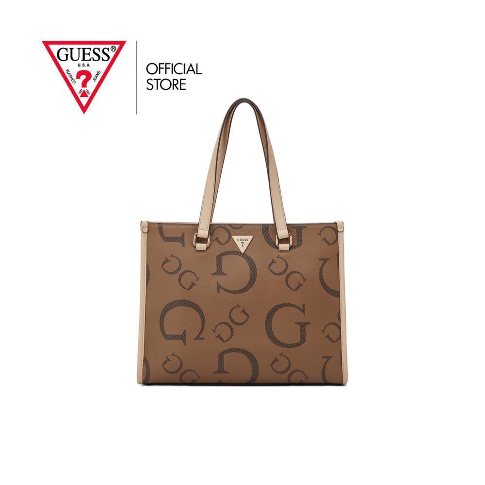 GUESS กระเป๋า รุ่น CG157525 JACKIE TOTE สีน้ำตาล