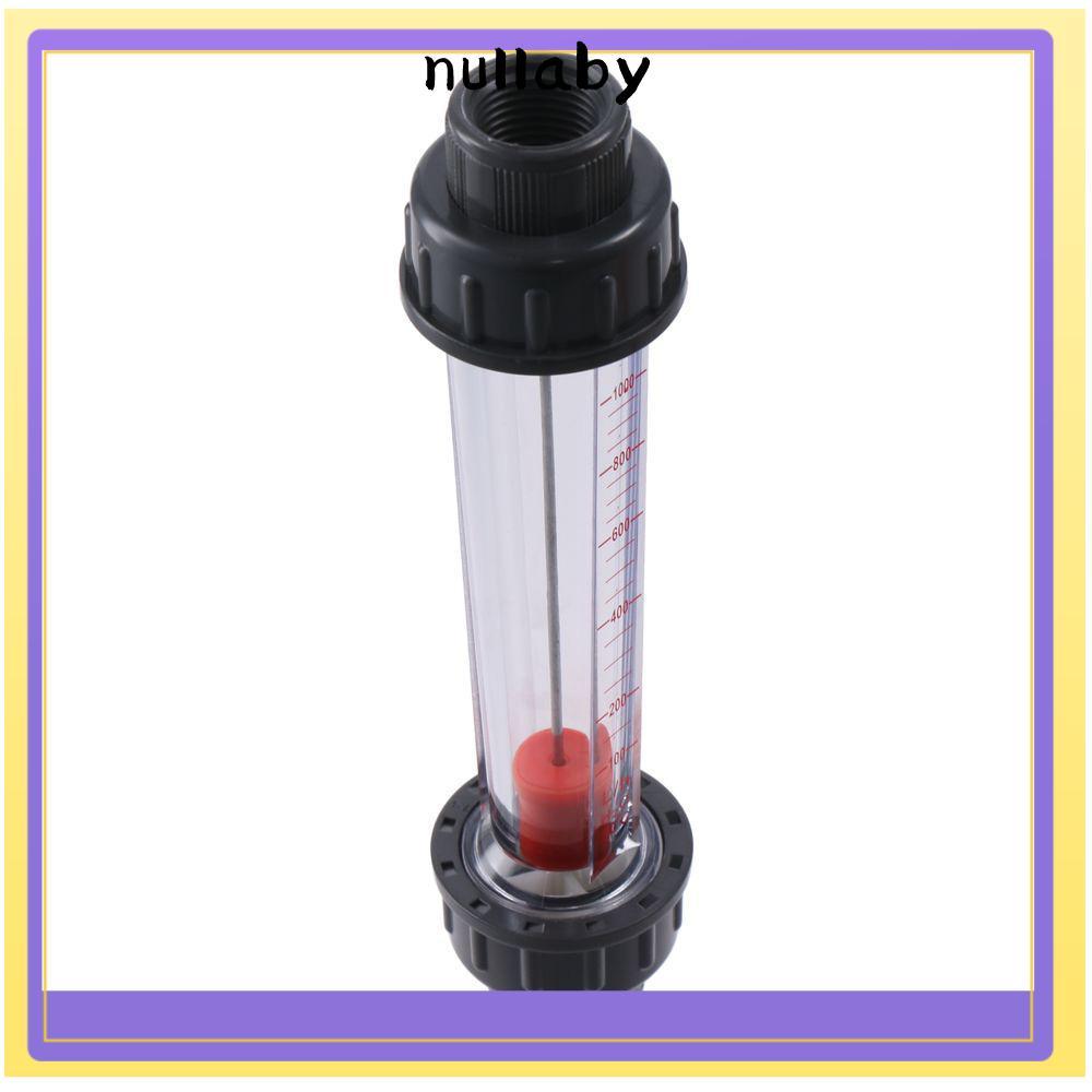 NULLABY Rotameters, 100-1000L/H หลอดพลาสติก Peak Flow Meter, ติดตั้งง่าย LZS-15D เครื่องวัดการไหลของ