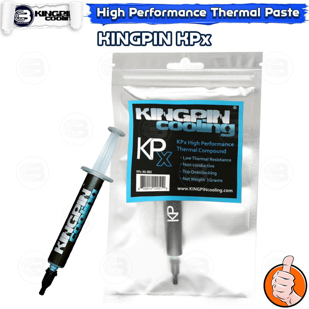 [CoolBlasterThai] KINGPIN COOLING KPx High Performance Thermal compound 3g.(Heat sink silicone)