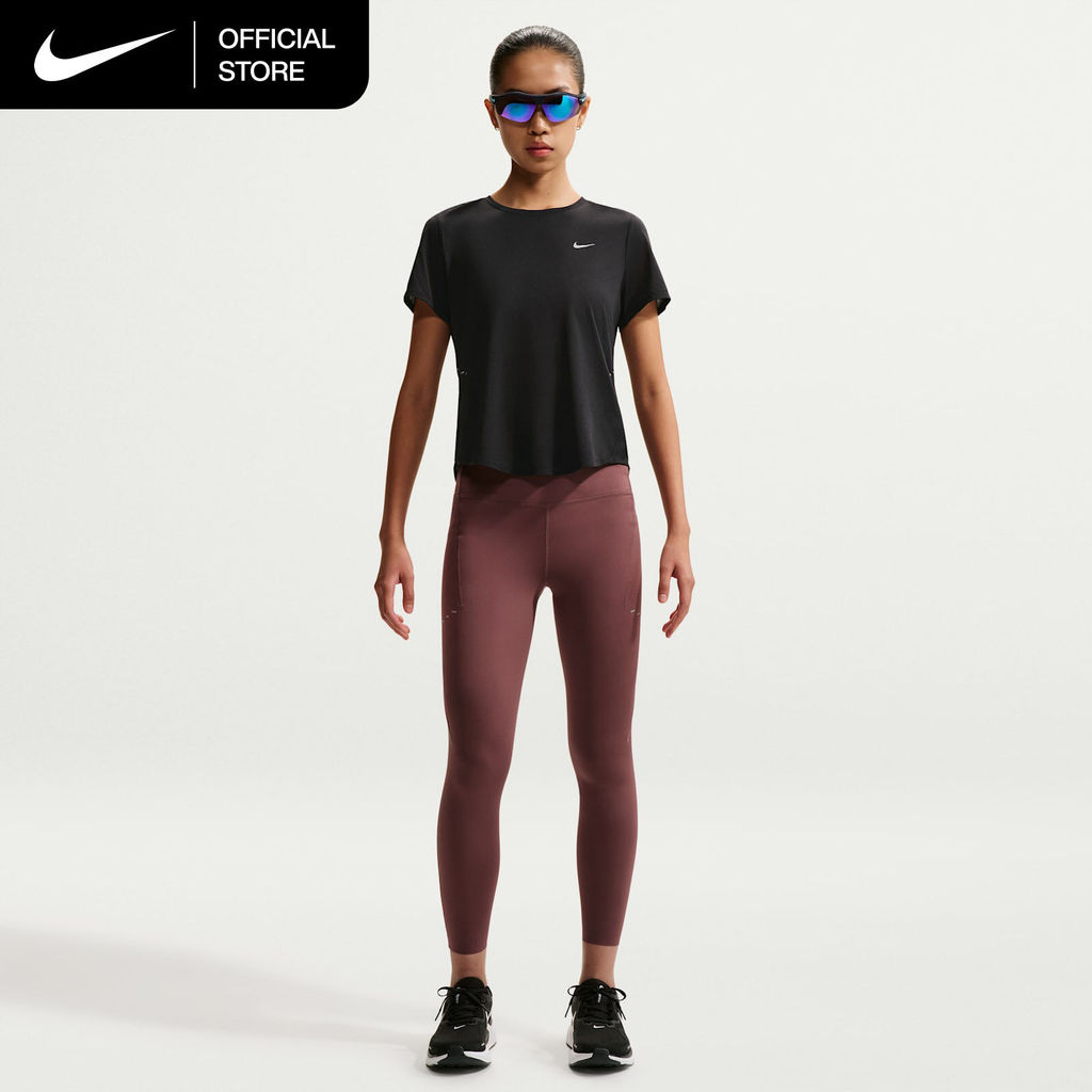 NIKE تيشيرت جري نسائي Swift Breathe Dri-FIT — أسود — صورة 5