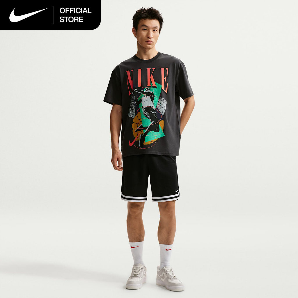 NIKE تيشيرت كرة سلة رجالي — أسود — صورة 5