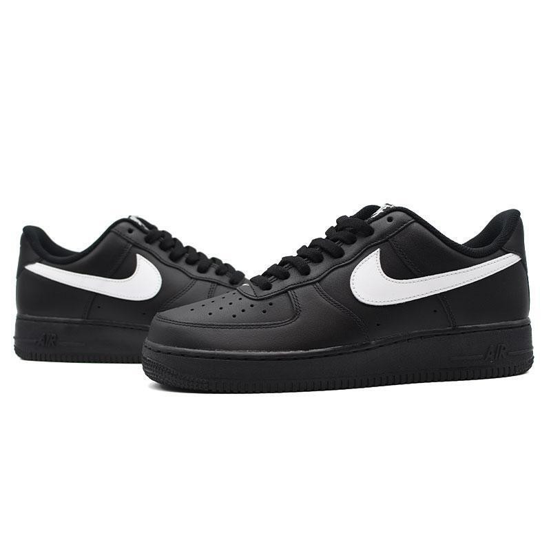 N&K Air Force 1 Low 07 สีดําสีขาวตรวจสอบ FZ0627-010 บุรุษรองเท้าใหม่ XX8K