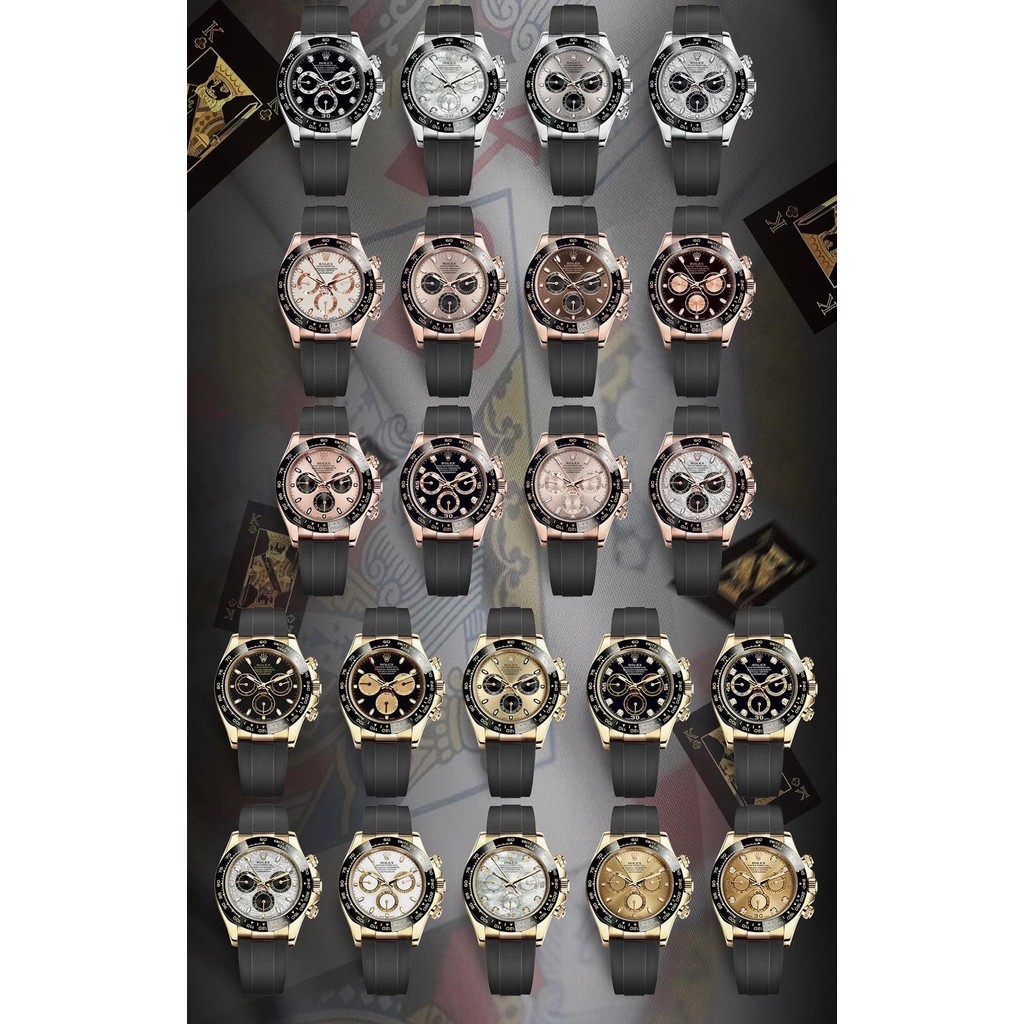 N Factory รุ่นปรับแต่งใหม่เอี่ยม Rolex Daytona Exclusive Cal.4130 การเคลื่อนไหวไขลานอัตโนมัติ ความหน