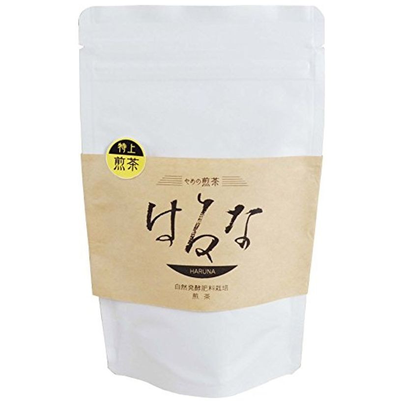 Haruna Kobo Yame Green Tea Haruna First Harvest Natural Cultivation Powdered Tea (100g)