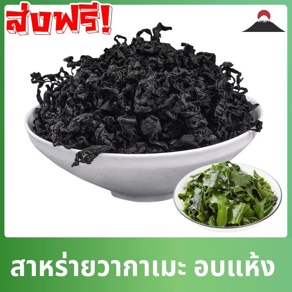 สาหร่ายวากาเมะอบแห้ง Dried Wakame Seaweed thumbnail 3