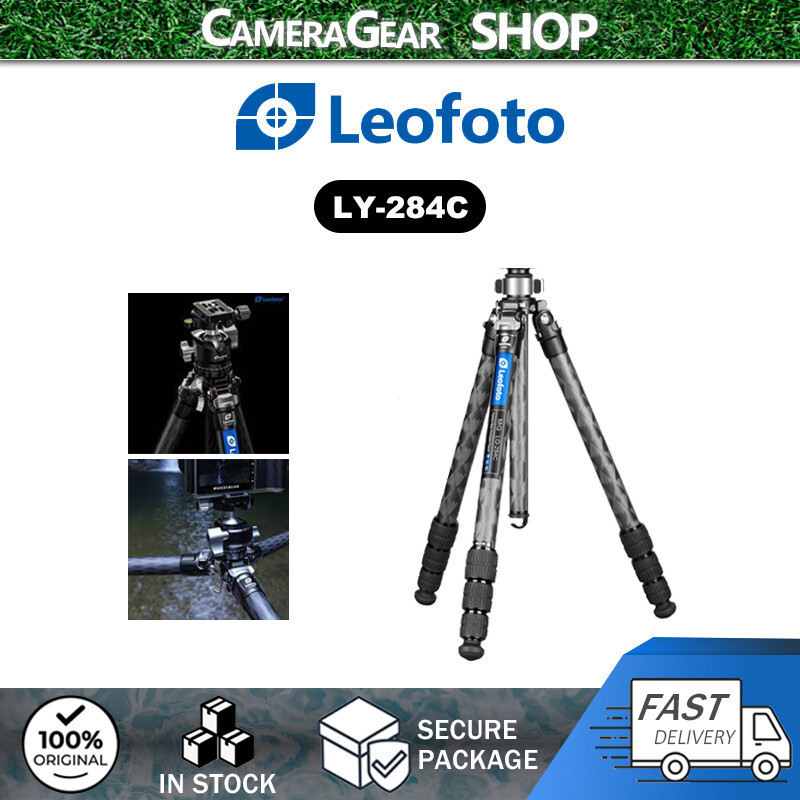 Leofoto LY284C+LH30R คาร์บอน Y รูปCentre ขาตั้งกล้องพร้อมหัวบอลHT99 R7JH