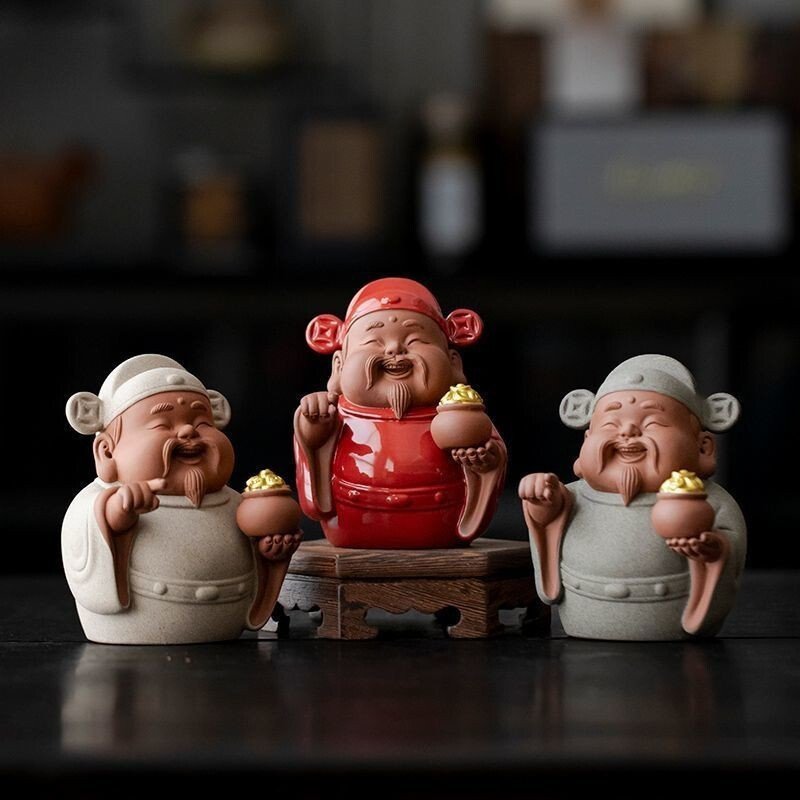 [Creative God of Wealth]ing You Prosperity Creative God of Wealth-Attracting เครื่องประดับสไตล์จีน C