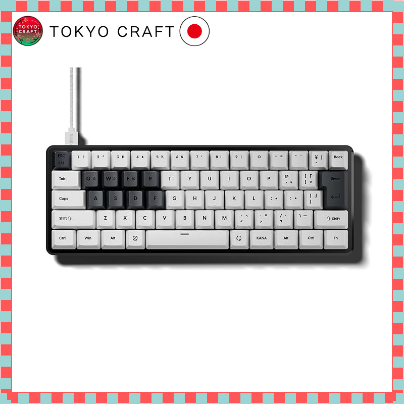 Pulsar Gaming Gears PCMK3HE 60 Hall Effect Magnetic Gaming Keyboard JIS Japanese Layout 65 Keys Magn