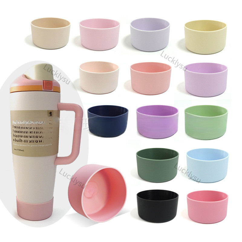 รองเท้าบูทซิลิโคนสําหรับ Owala FreeSip Sway 30oz, 40oz, และ FreeSip Tumbler 40oz ขวด, แขนป้องกันกันลื่น, เสริมความเสถียรภาพ & ป้องกันรอยขีดข่วน