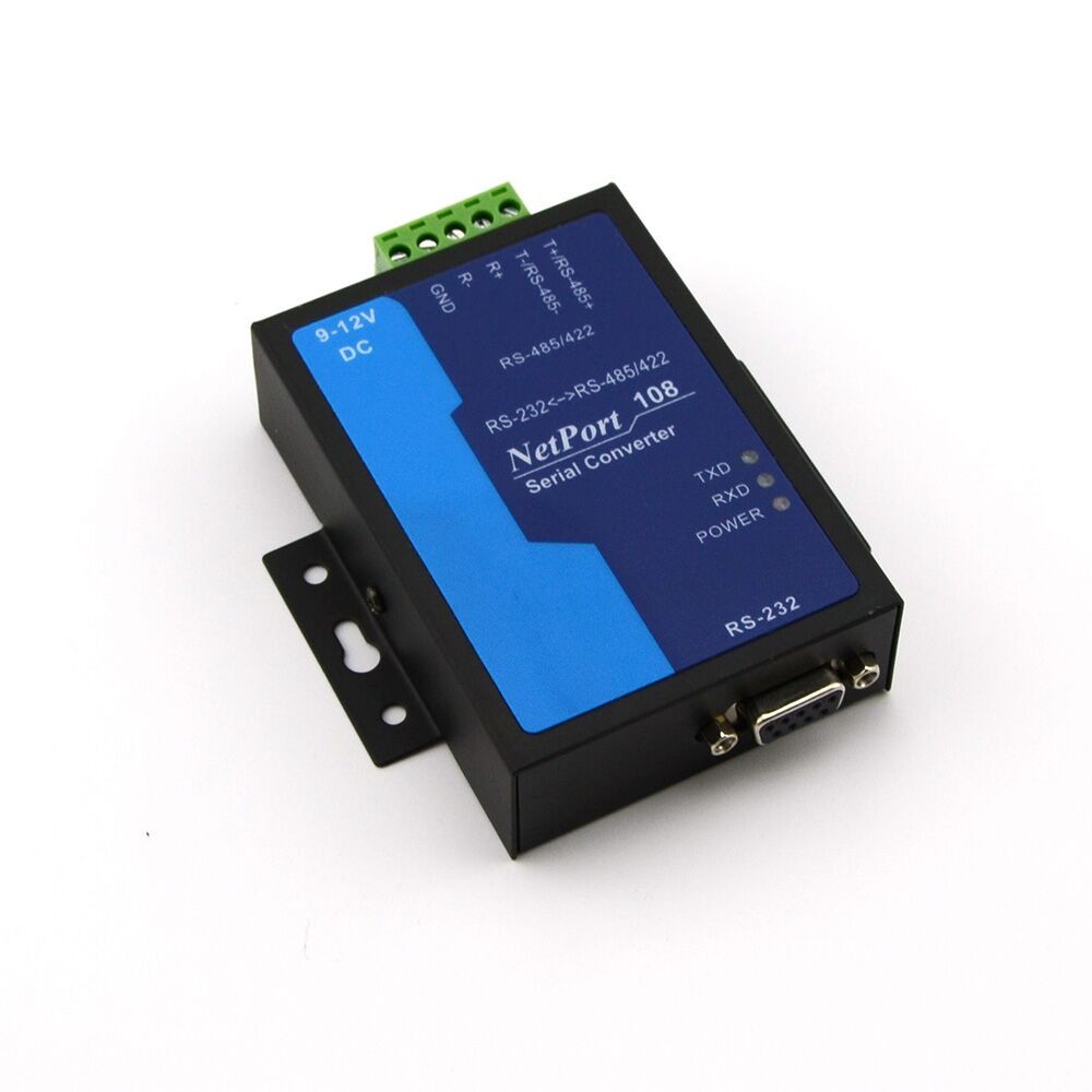 NetPort NP108 RS232 ถึง RS485/42 ตัวแปลงโปรโตคอลแบบอนุกรม NP108 การส่งผ่านสองทาง