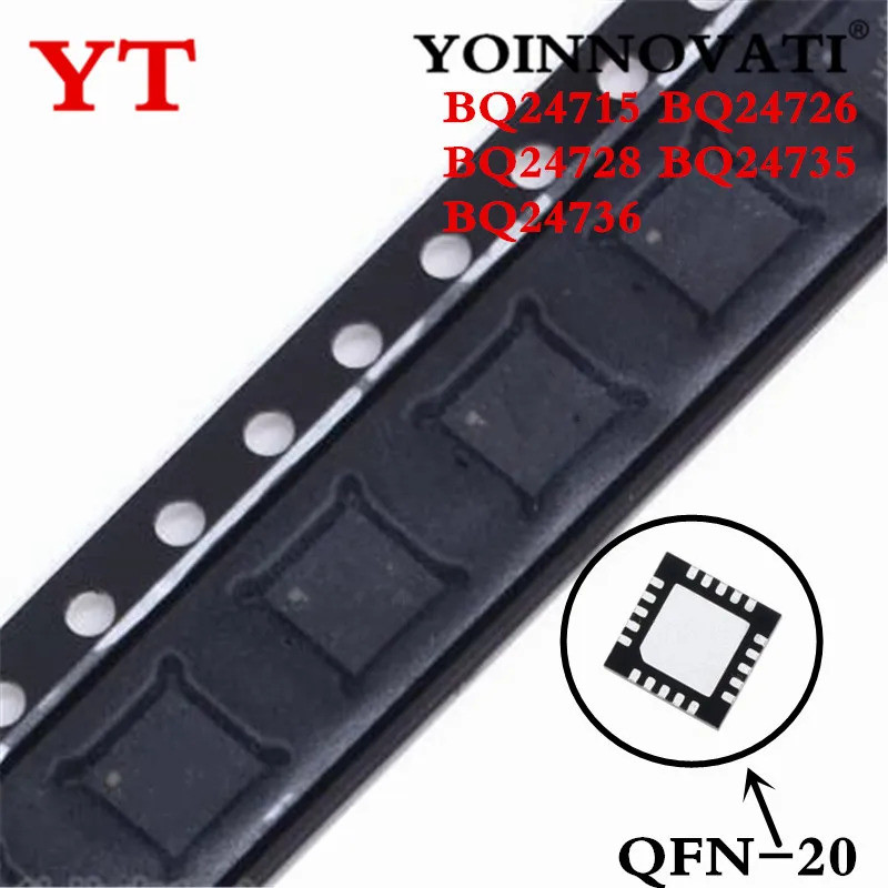 5PCS BQ715 BQ726 BQ728 BQ735 BQ736 BQ24715 BQ24726 BQ24728 BQ24735 BQ247736 QFN ชิป ic