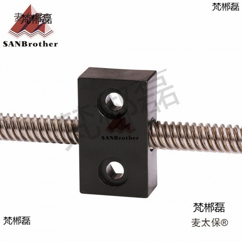 3D อุปกรณ์เสริมเครื่องพิมพ์เปิดอุปกรณ์เสริม T-Type T8 Nut Block Nut Socket Nut Board 8MM Mai Taibao 