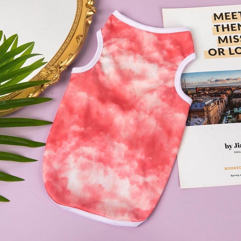 Yjh เสื้อผ้าสุนัขฤดูร้อนมัดย้อม 02 GT M Shop Lzboi 16 th ✨november304.th✨