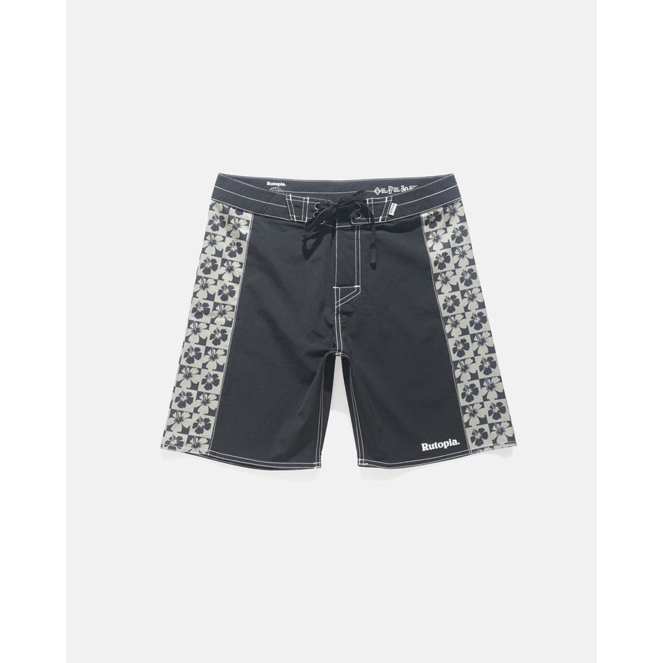 Rutopia - Grey Hibiscus Short