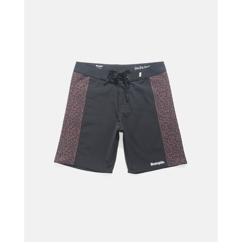 Rutopia - Leopard Print Board Shorts