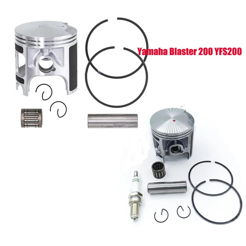 ชิ้นส่วนเครื่องยนต์รถจักรยานยนต์แหวนลูกสูบปะเก็น Top End Kit สําหรับ Yamaha Blaster 200 YFS200 YFS 2
