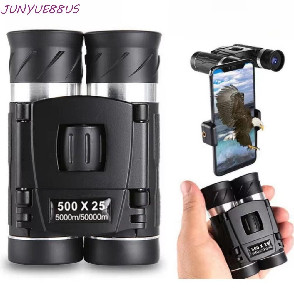 JUNYUE88US HD ซูมกล้องส่องทางไกล, 500X25 Long-Distance Vision กล้องโทรทรรศน์กล้องส่องทางไกลแบบพกพา, 