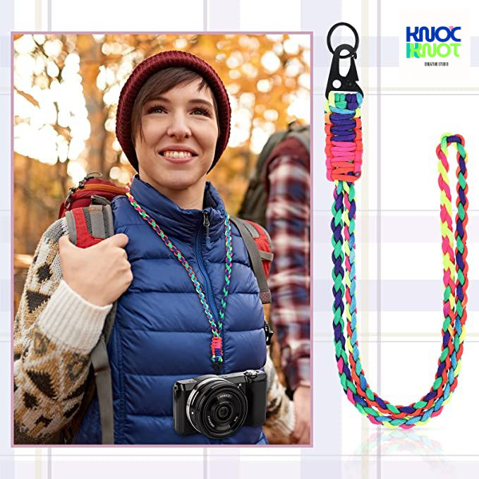 [KKNOT] เชือกร่มถักสําหรับงานหนักเชือกเชือกเส้นเล็กพวงกุญแจผู้ชายผู้หญิงกล้องเอาชีวิตรอดกลางแจ้งผนัง
