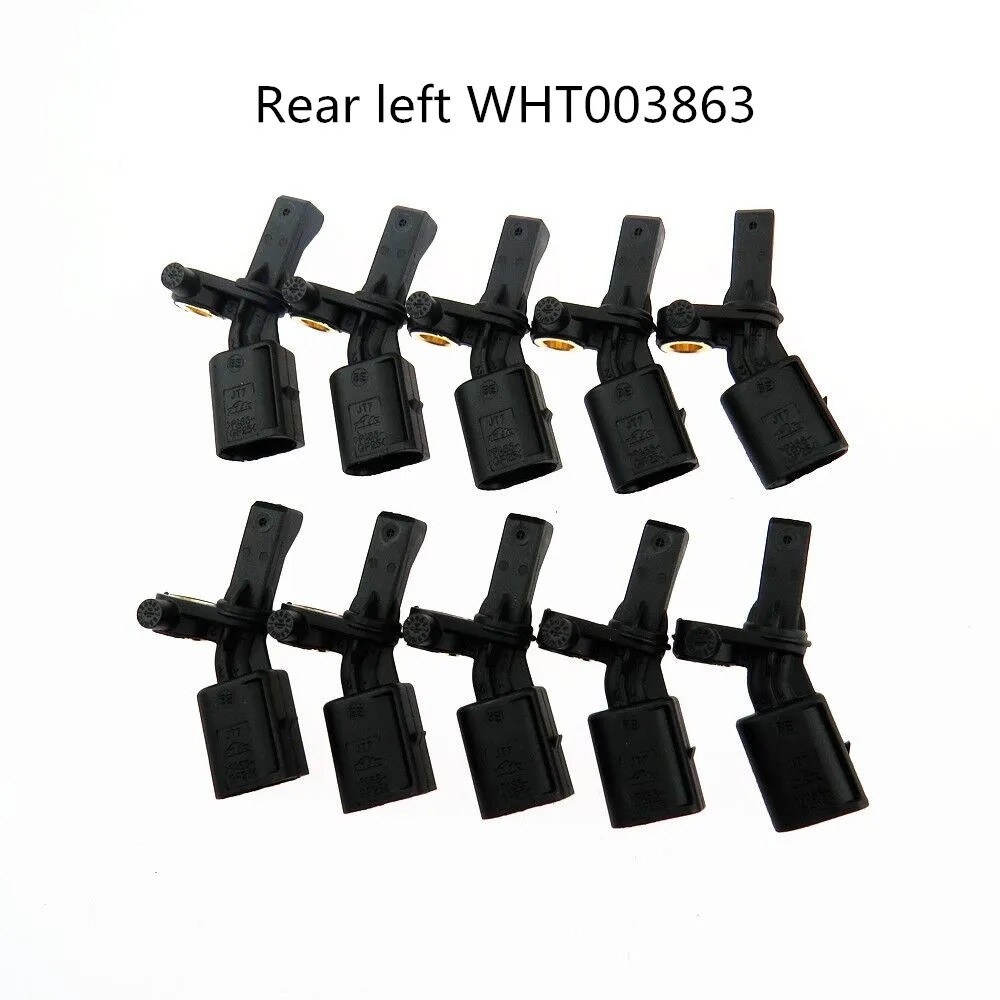 Qty 10 ความเร็วล้อเซ็นเซอร์ ABS ด้านหลังซ้าย WHT003863 สําหรับ VW Golf Passat Polo 9N 6R 6C Audi A1 