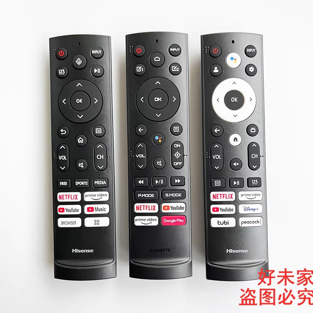 Original Haixin Voice TV รีโมทคอนโทรล ERF3M90H ERF3H90H 3P90G 3S90H เวอร์ชันภาษาอังกฤษ