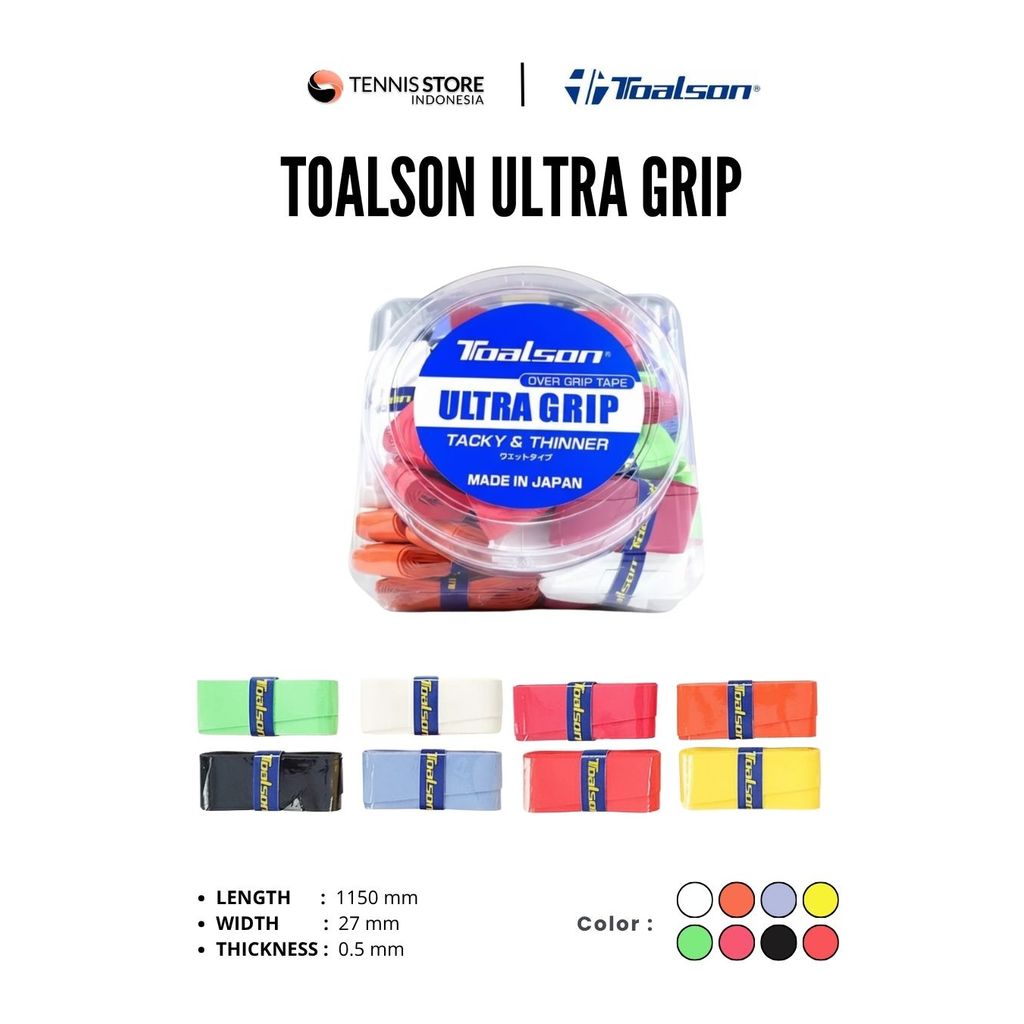 Original Toalson Ultra Grip Badminton / Tennis / Padel Grip