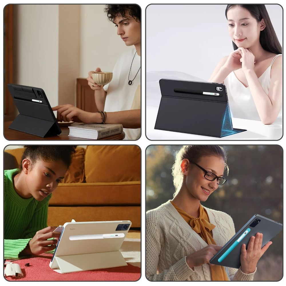 มีหมอก1ที่ใส่ดินสอ,ซิลิโคนยืดหยุ่นแท็บเล็ตสไตลัสดินสอ ,มัลติฟังก์ชั่ป้องกันการสูญเสียตนเองกาวแขนป้องกัน - รูปที่ 4