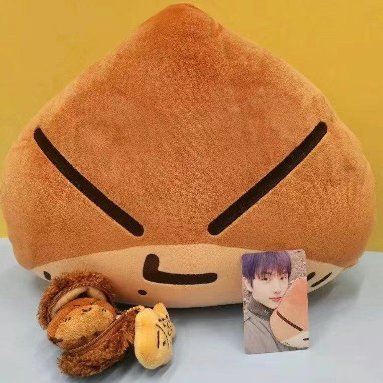 เหมาะสําหรับ NCT Park Zhisheng wichu หมอนเกาลัด nct พวงกุญแจตุ๊กตาอัลบั้มสินค้าตุ๊กตาตุ๊กตากระเป๋านั