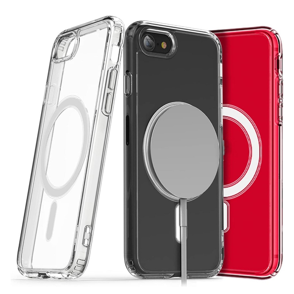 เคสไอโฟน iPhone 7 / 8 / SE2 / SE3 / 7 Plus / 8 Plus เคสชาร์จไร้สาย เคสใส เคสกันกระแทก